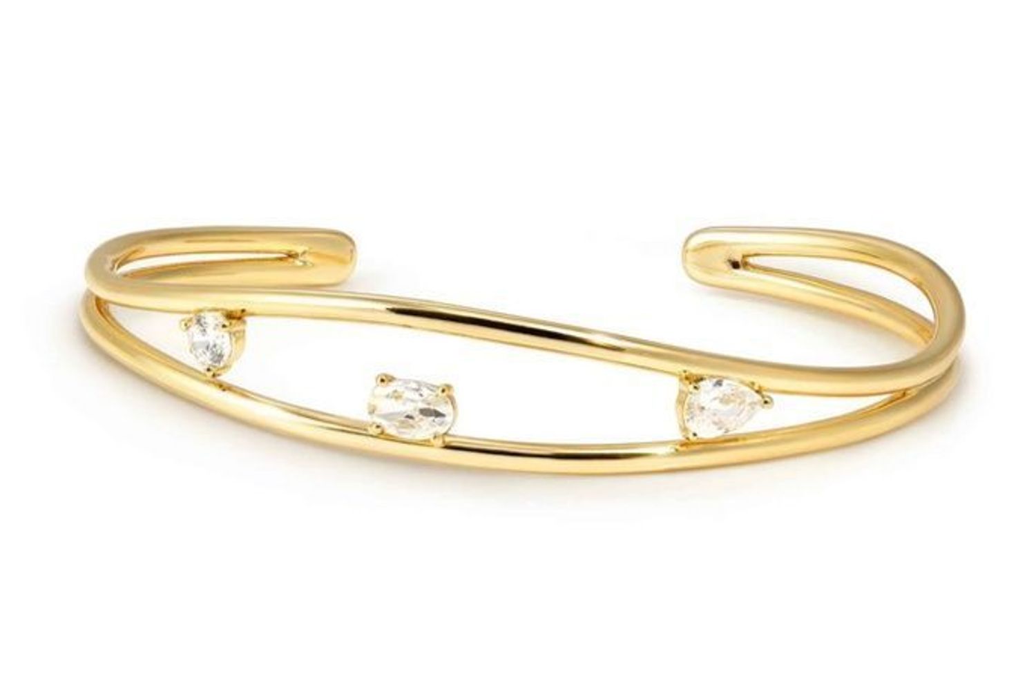 Bransoletka Nomination Sztywna My Rebel Art z białymi kamieniamid.jpg